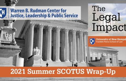 Rudman and TLI logos over image of US Supreme Court