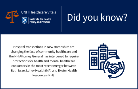 Healthcare Vitals:  Hospital Transactions in New Hampshire