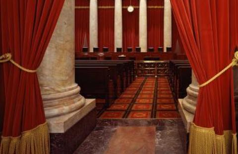 Interior of the U.S. Supreme Court