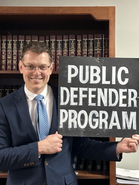 Rudman Summer Fellow Brad Hinton