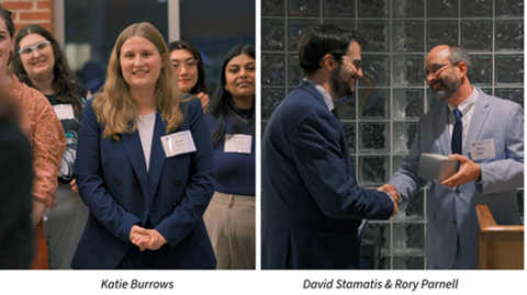 Katie Burrows and David Stamatis