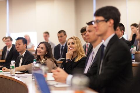 unh law students in lecture hall